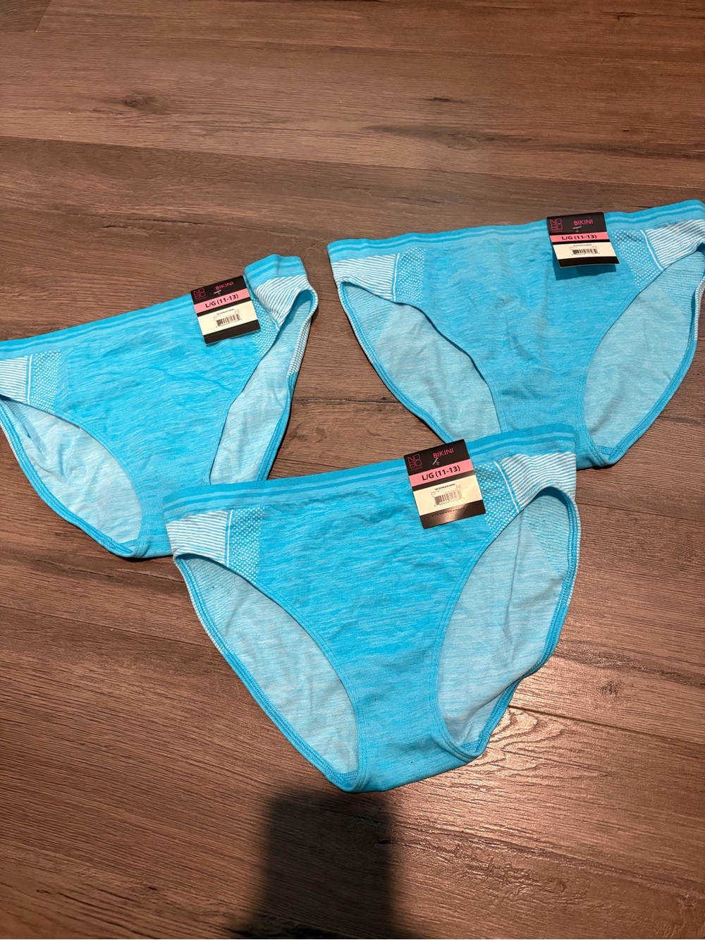 Women’s No Boundaries 3PK Bikini Size L 11-13